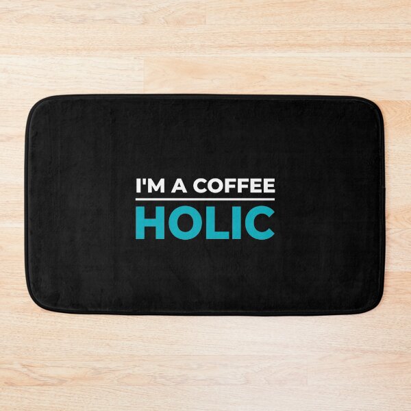 Item preview, I'm a Coffee Holic v4 (Blue in Black) designed and sold by ResuWreck.