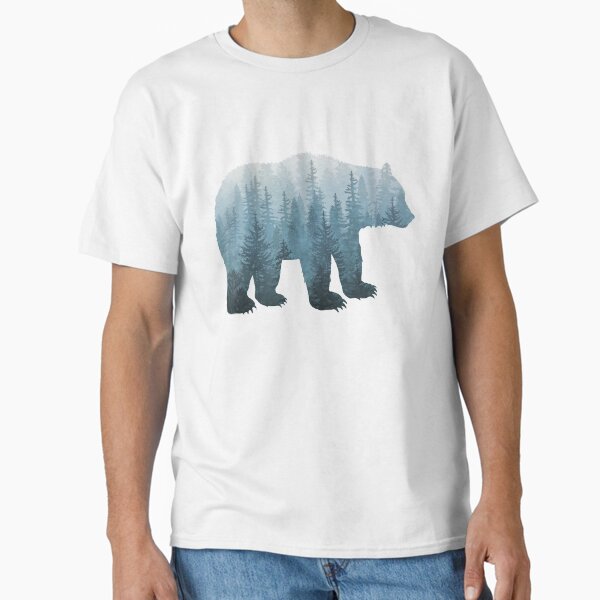 Item preview, Misty Forest Bear - Turquoise designed and sold by maryedenoa.