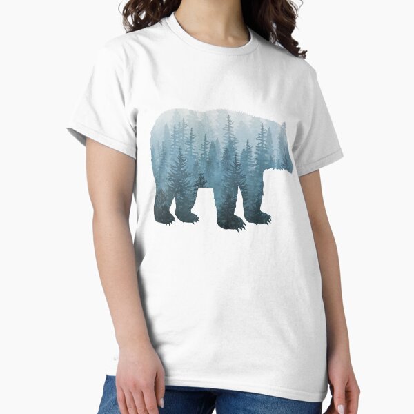 Item preview, Misty Forest Bear - Turquoise designed and sold by maryedenoa.