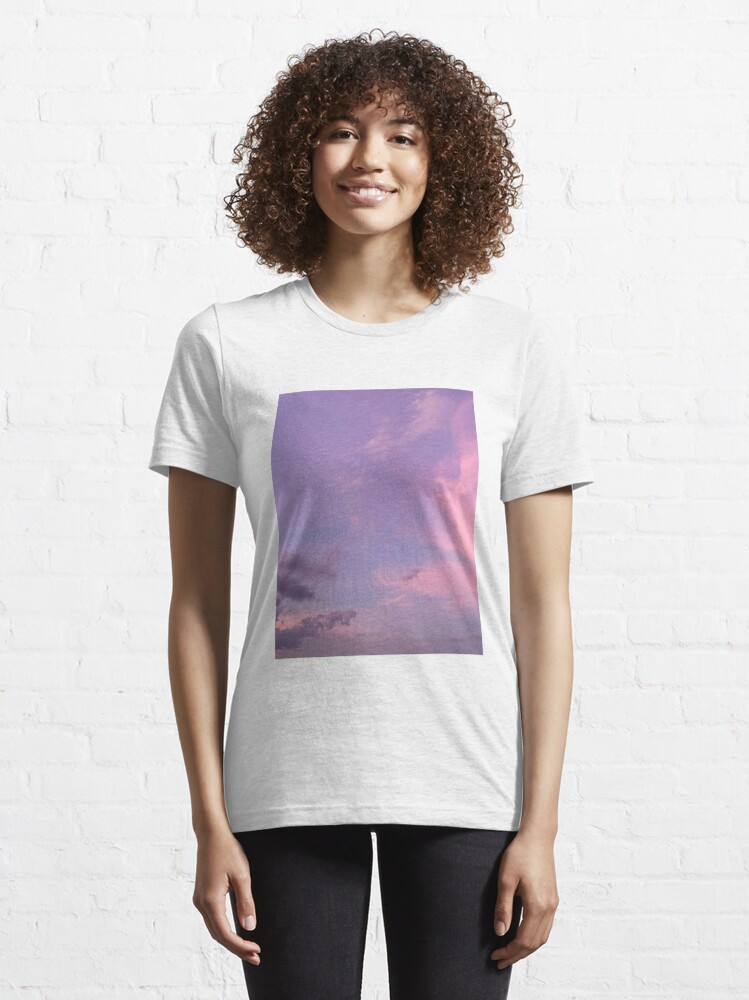 Clouds Aesthetic Glitch | Essential T-Shirt