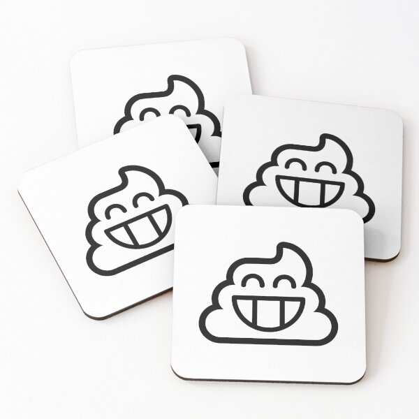 Artikelvorschau, Smiley Emoji Poop (schwarz) entworfen und verkauft von VEB Ostladen.