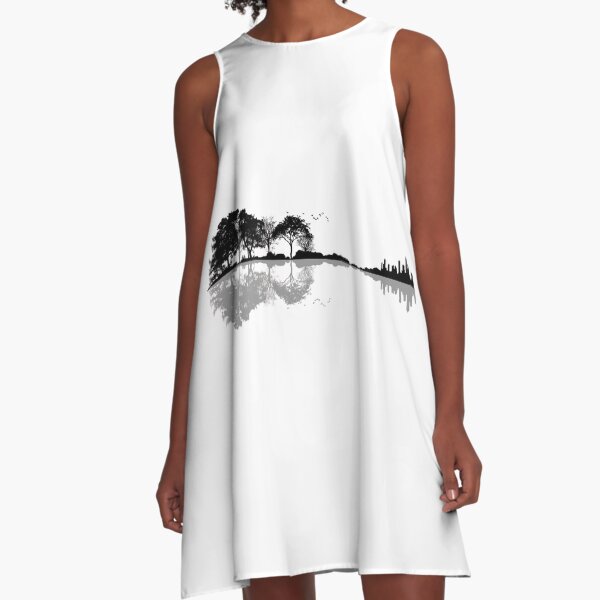 Nature Guitar A-Line Dress