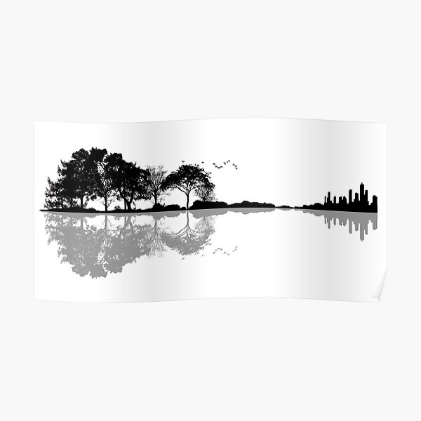 Nature Guitar Poster