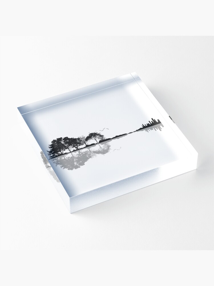 Alternate view of Nature Guitar Acrylic Block