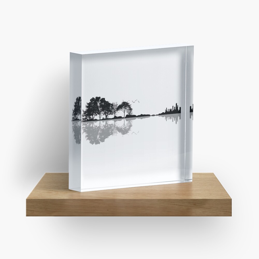 Nature Guitar Acrylic Block