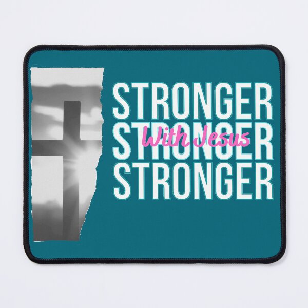 Item preview, Stronger With Jesus  designed and sold by L-I-E-Store.