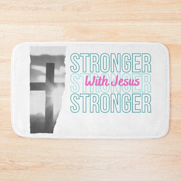 Item preview, Stronger With Jesus  designed and sold by L-I-E-Store.