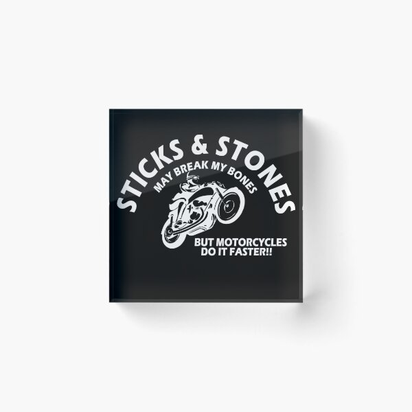 Item preview, Sticks and stone may break my bones white designed and sold by Chisafa.