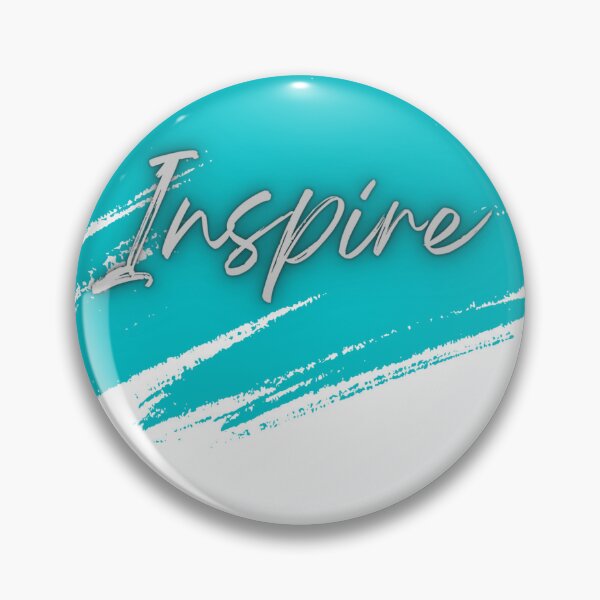 Item preview, Inspire in blue neon designed and sold by AbiLeads.