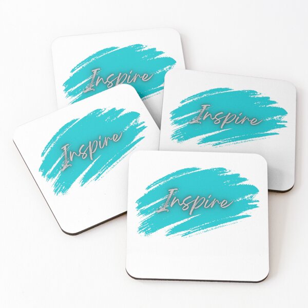 Item preview, Inspire in blue neon designed and sold by AbiLeads.