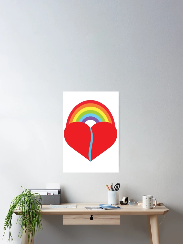 Thumbnail 2 of 3, Poster, Simple Rio's Rainbow Logo designed and sold by RiosRainbowOrg.