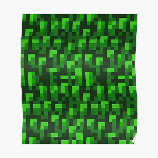 Minecraft Texture Posters Redbubble