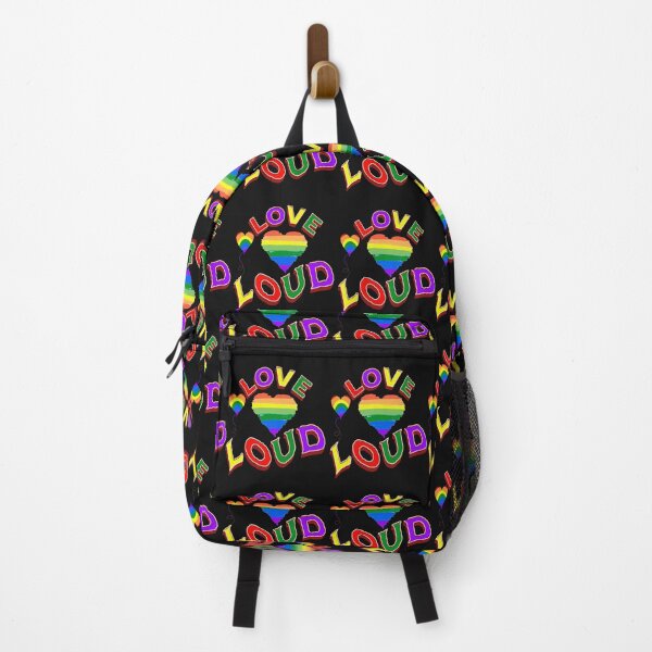 Item preview, LGBTQ Pride Month Love Out Loud Retro Rainbow designed and sold by tamdevo1.