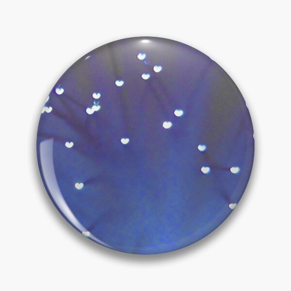 Item preview, Glowing Blue Heart Light Fountain, Polka Dots, Single and Repeating Pattern designed and sold by Nicolette Olivier.