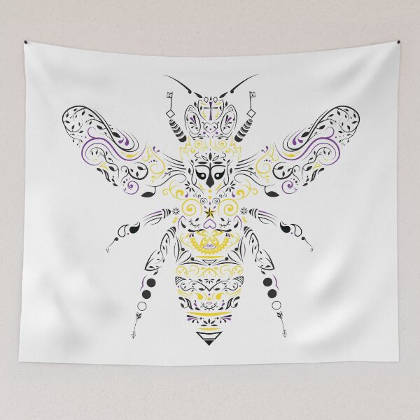 Item preview, ornate honey bee designed and sold by somatosis.