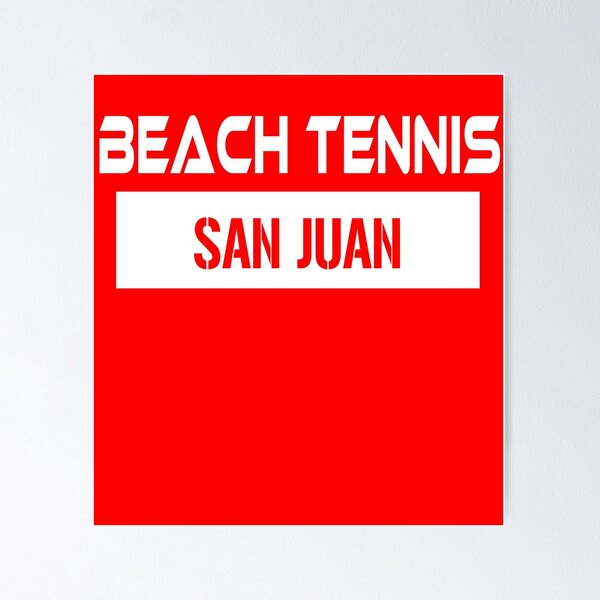 Item preview, Beach Tennis (San Juan) designed and sold by porfysoundtrack.