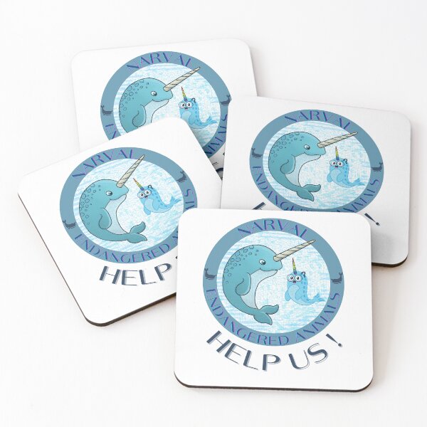 Item preview,  Narval,Sea Animals Endangered designed and sold by yassooarts.