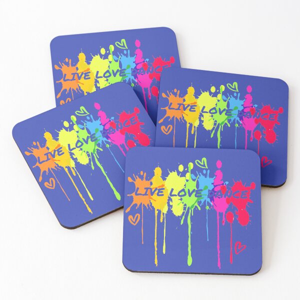 Item preview, Live love dance splatters designed and sold by Kudos5678.