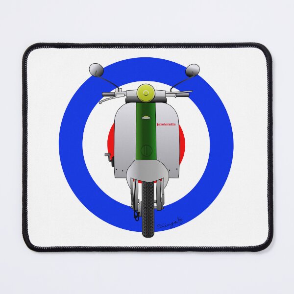 Item preview, Lambretta Scooter with Mod Symbol designed and sold by Glenn Slingsby.