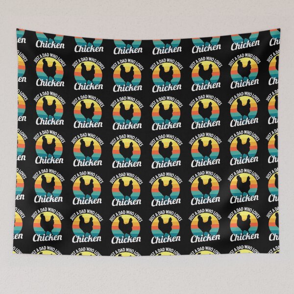Item preview, just a dad who loves chicken - chicken dad  designed and sold by uranus1store.