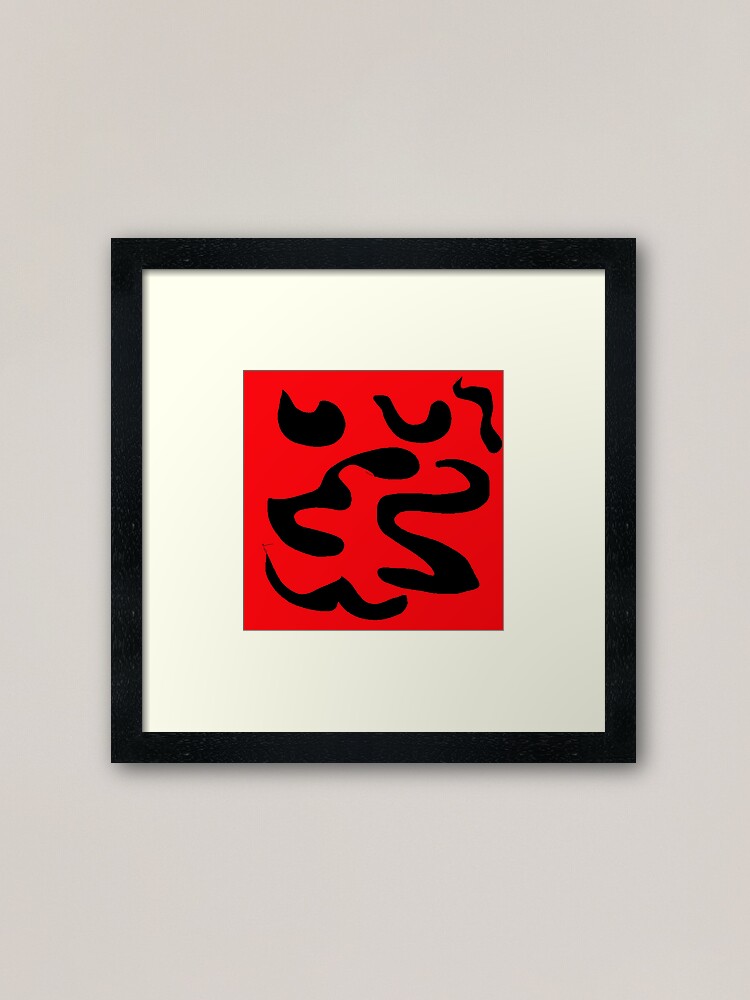 Alternate view of The Woman in the Black Dress Framed Art Print