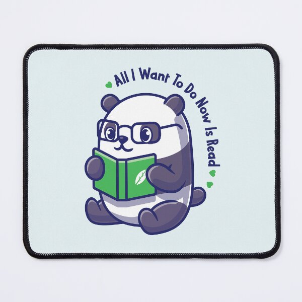Item preview, All I Want To Do Is Read - Cute Panda Reading designed and sold by NawalMagdy.