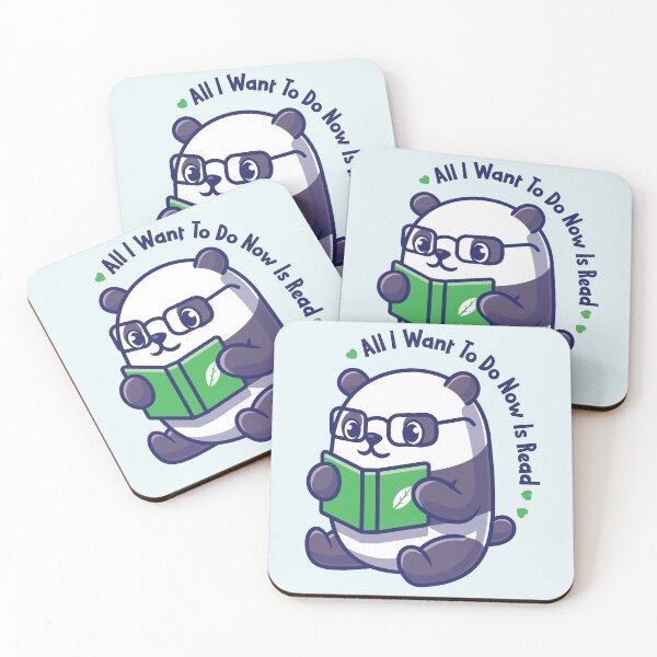 Item preview, All I Want To Do Is Read - Cute Panda Reading designed and sold by NawalMagdy.