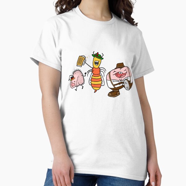 German Oktoberfest Willy Bum Bum Characters Classic T-Shirt