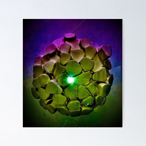 Item preview, Alien Spaceship Art Prints designed and sold by SoulArtSara.