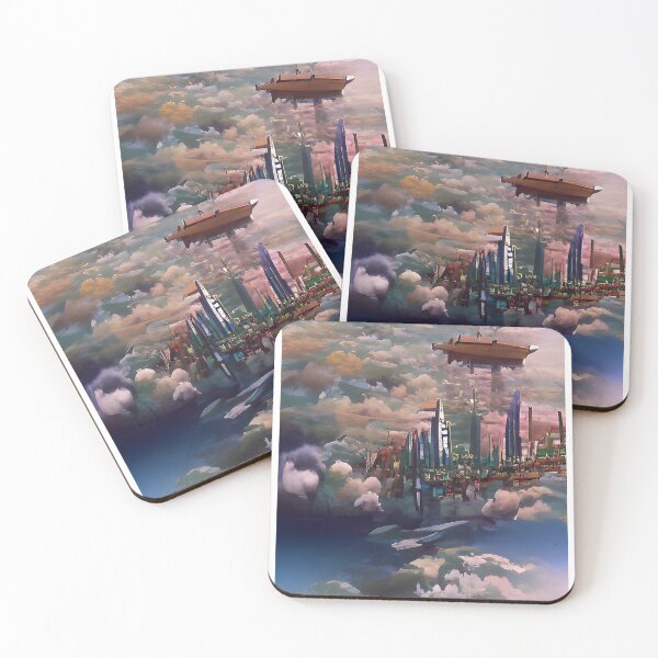 Item preview, City In the sky abstract art work  designed and sold by Visual-Fantasy.