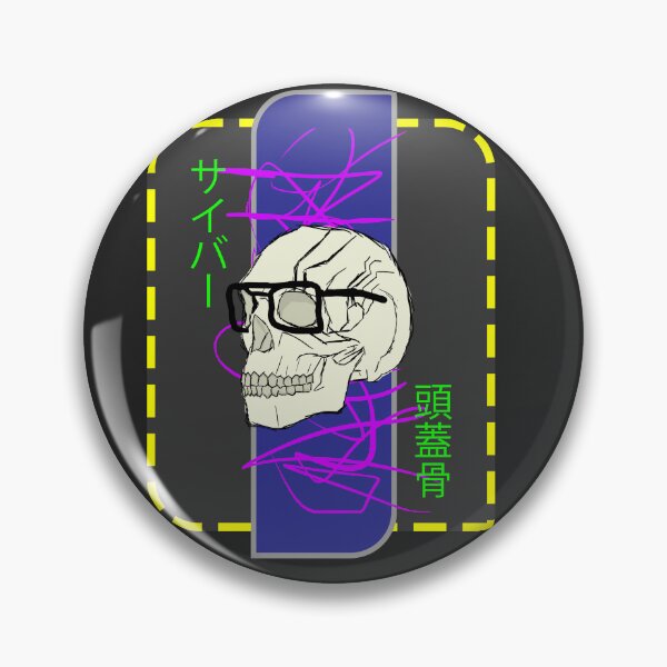 Item preview, CyberSkull Sci-Fi Dystopia Hazard  designed and sold by luigiplayertwo.