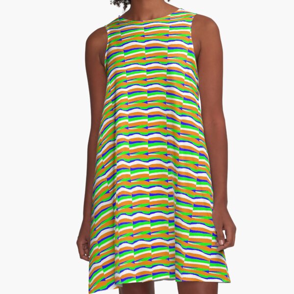 Cloudy Day at the Beach A-Line Dress