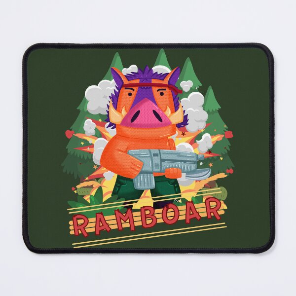 Item preview, Rambo Pig designed and sold by Give Me that Pencil.