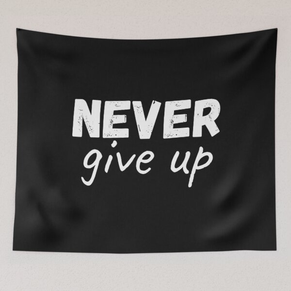 Item preview, never give up bro designed and sold by FashionPath.