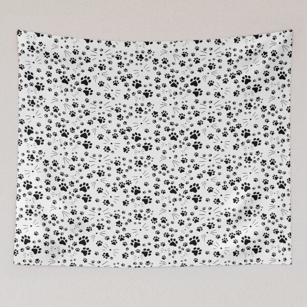 Item preview, Kitty paw prints and whiskers designed and sold by MelindaLedsome.