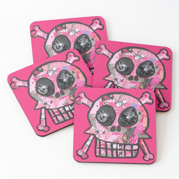 Item preview, Skull & Crossbones Collage designed and sold by BleedStainArt.