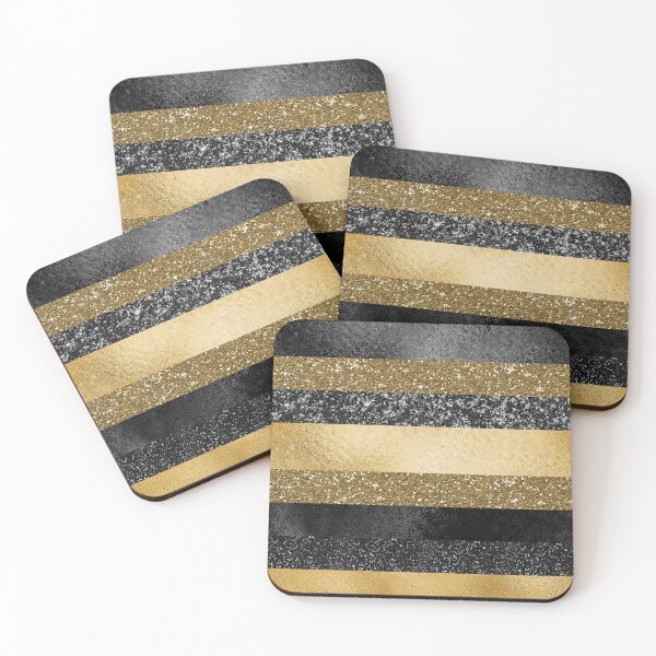 Item preview, Black Gold Glam Texture 111 | Black Gold Texture designed and sold by TrendyGlitter.