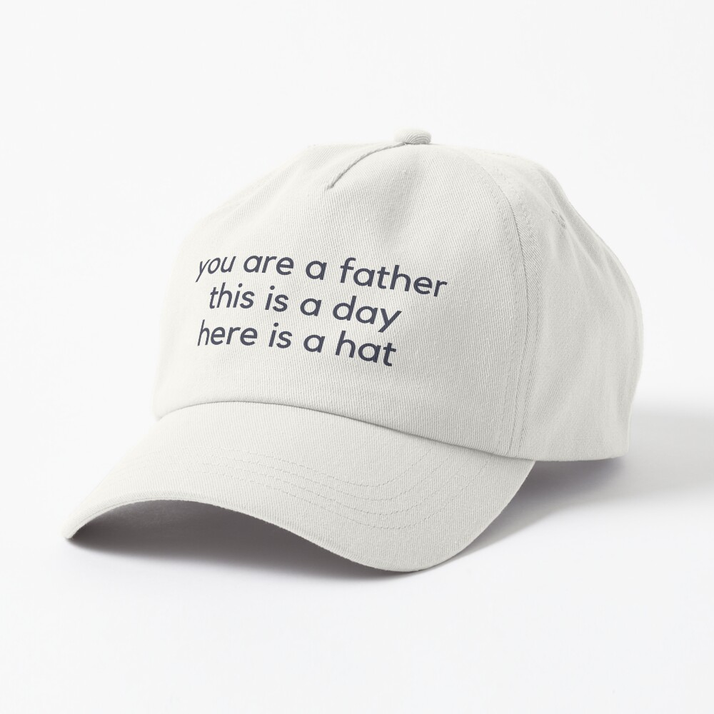 Vista previa del artículo con la obra «Dad hat», diseñado y vendido por babbityrabbity.