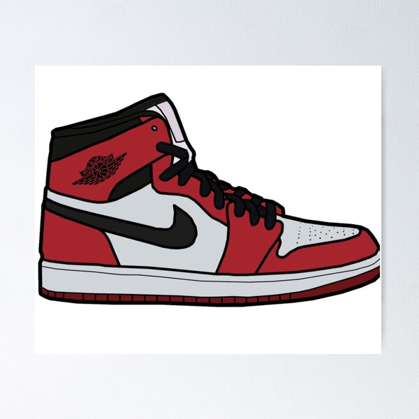 air jordan ones drawing