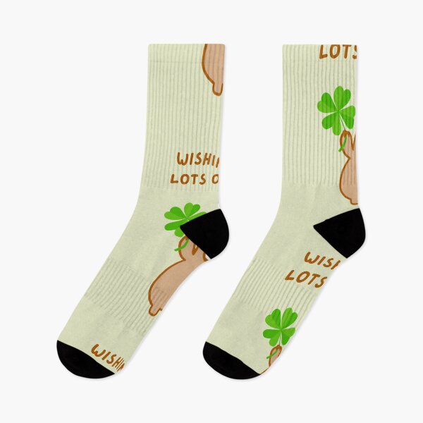 Item preview, Wishing You Lots of Luck Clover Sloth  designed and sold by theslothinme.
