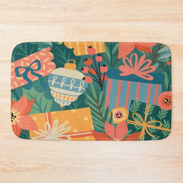 Item preview,  Flower & Gift Christmas Pattern designed and sold by Bonita VonRueden.