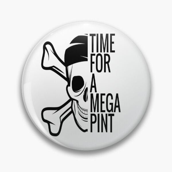 Item preview, TIME FOR A MEGA PINT designed and sold by Lilith & Eve.