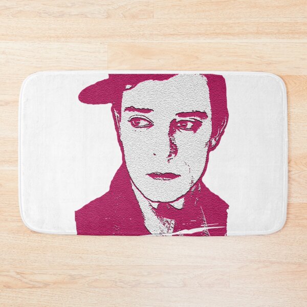 Item preview, Buster Keaton in Pink, Pop Art Digital Painting, Single and Repeating Pattern designed and sold by Nicolette Olivier.