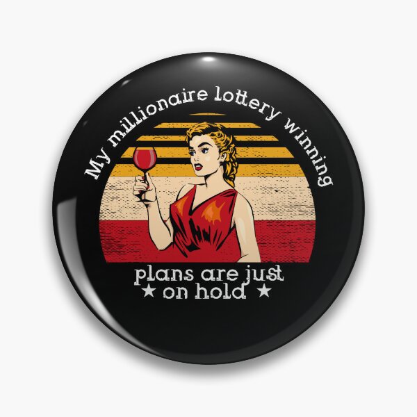 Item preview, Lottery Winning Plan - White text designed and sold by Mount-Molehill.