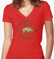 Sunnydale High School Alumni Women's Fitted V-Neck T-Shirt