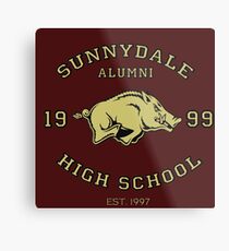 Sunnydale High School Alumni Metal Print