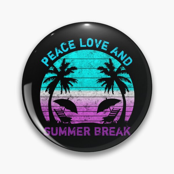 Item preview, Summer break shirt  - summer vacation - retro vintage cool shirt, peace love and summer break  designed and sold by cizito.