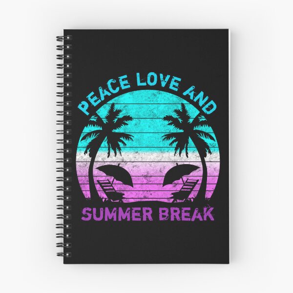 Item preview, Summer break shirt  - summer vacation - retro vintage cool shirt, peace love and summer break  designed and sold by cizito.
