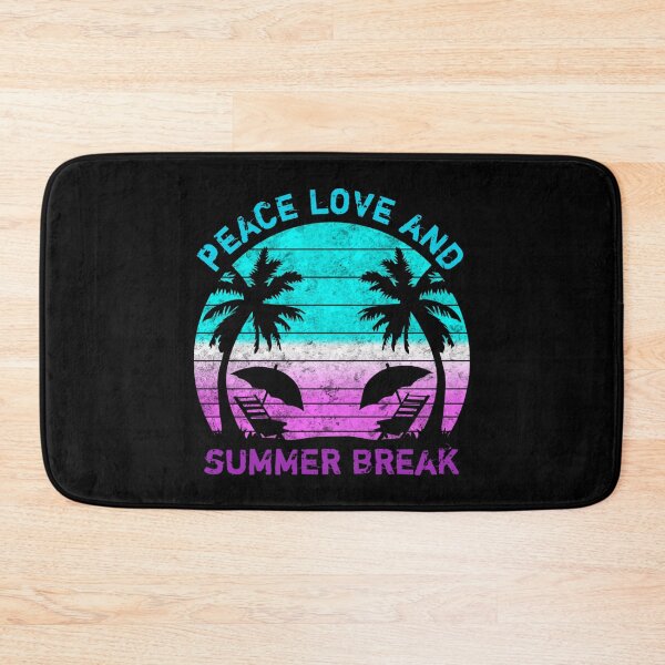 Item preview, Summer break shirt  - summer vacation - retro vintage cool shirt, peace love and summer break  designed and sold by cizito.