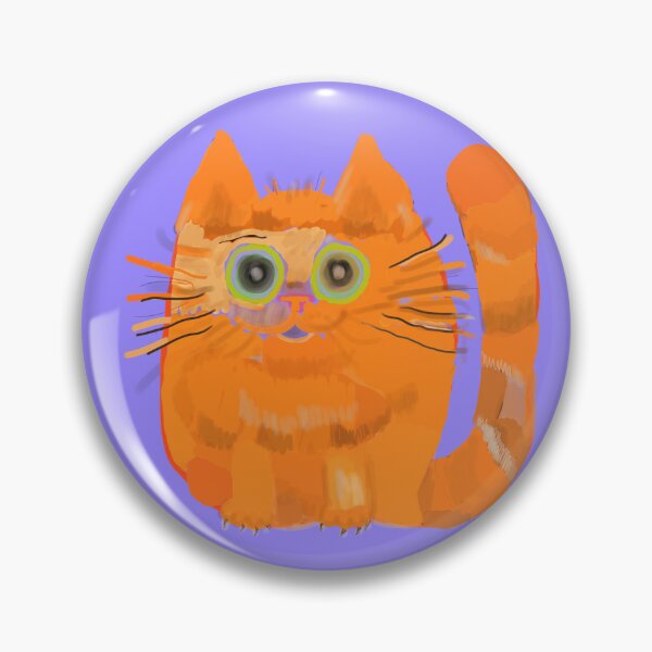 Item preview, Funny Ginger Tomcat, Lilac designed and sold by PeckoBird.